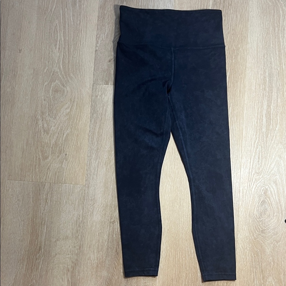 Athleta Navy Acid washed  High-Waist Leggings